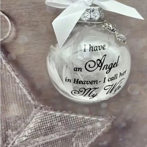 - NWT  MY WIFE REMEMBRANCE ORNAMENT